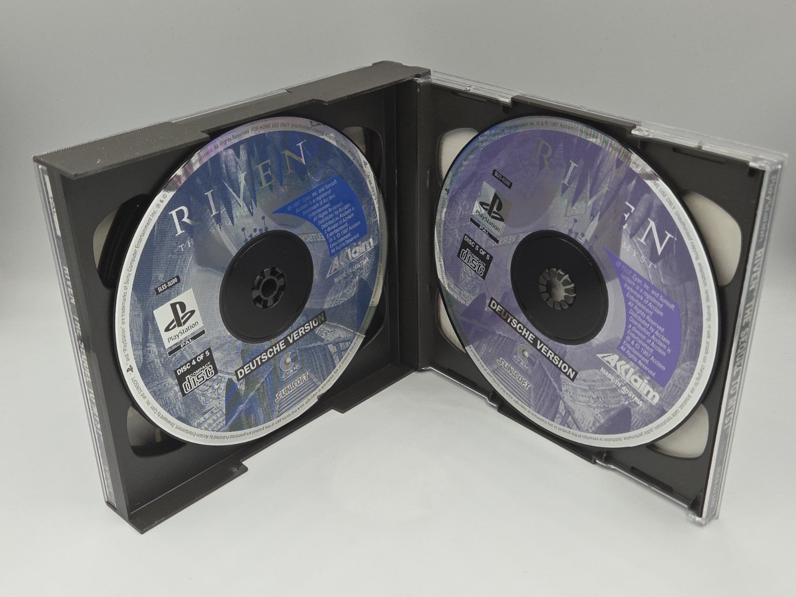 PS1 Playstation 1 Spiel Riven Sequel To Myst mit OVP und Anleitung Deutsch