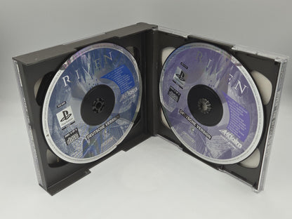 PS1 Playstation 1 Spiel Riven Sequel To Myst mit OVP und Anleitung Deutsch