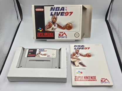 SNES Super Nintendo NBA Live 97 mit OVP und Anleitung EUR