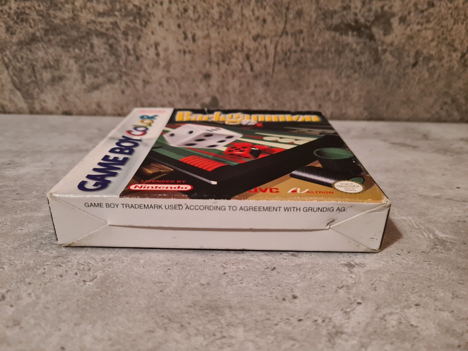 Nintendo Game Boy Color Backgammon mit OVP und Anleitung EUR - T-Retro-Games 