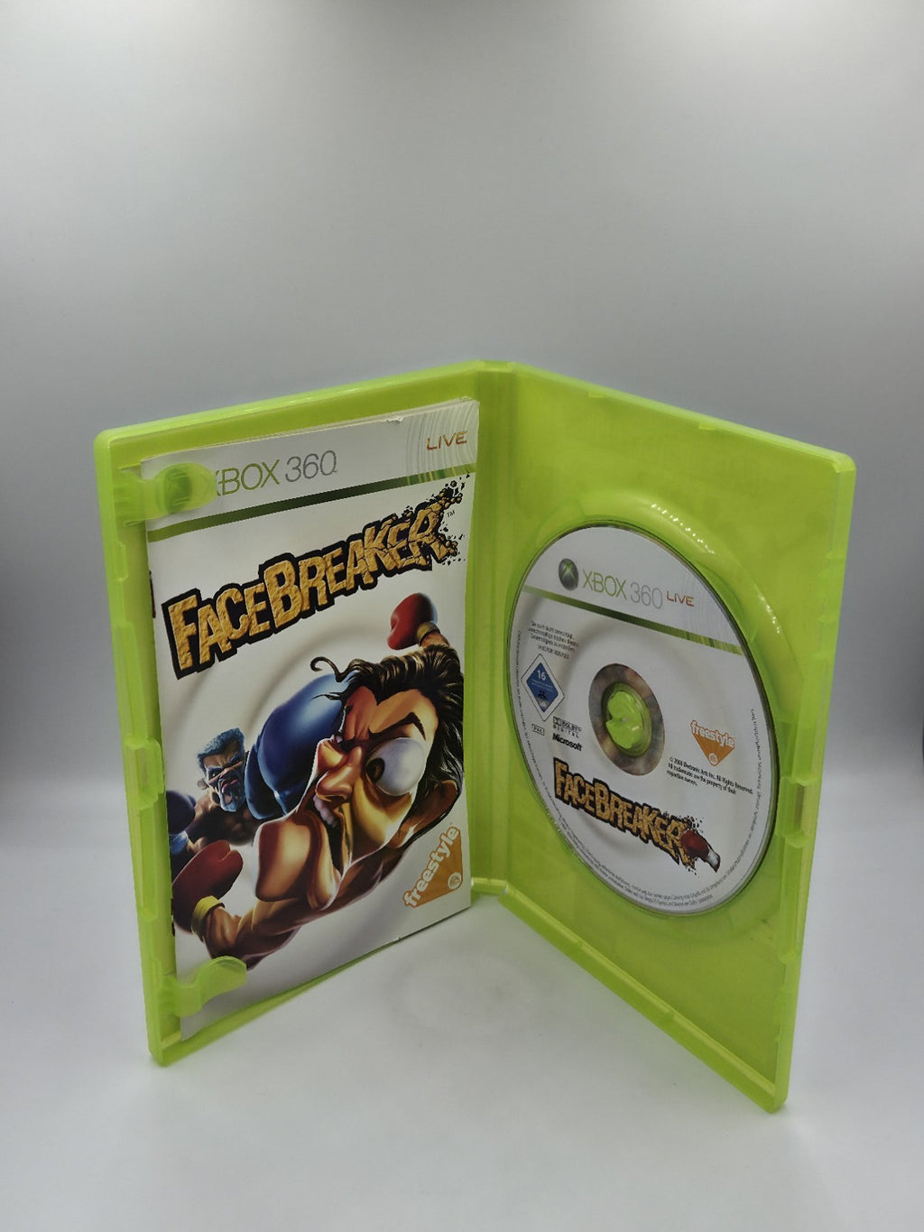 XBOX360 Spiel FaceBreaker mit OVP und Anleitung Deutsch
