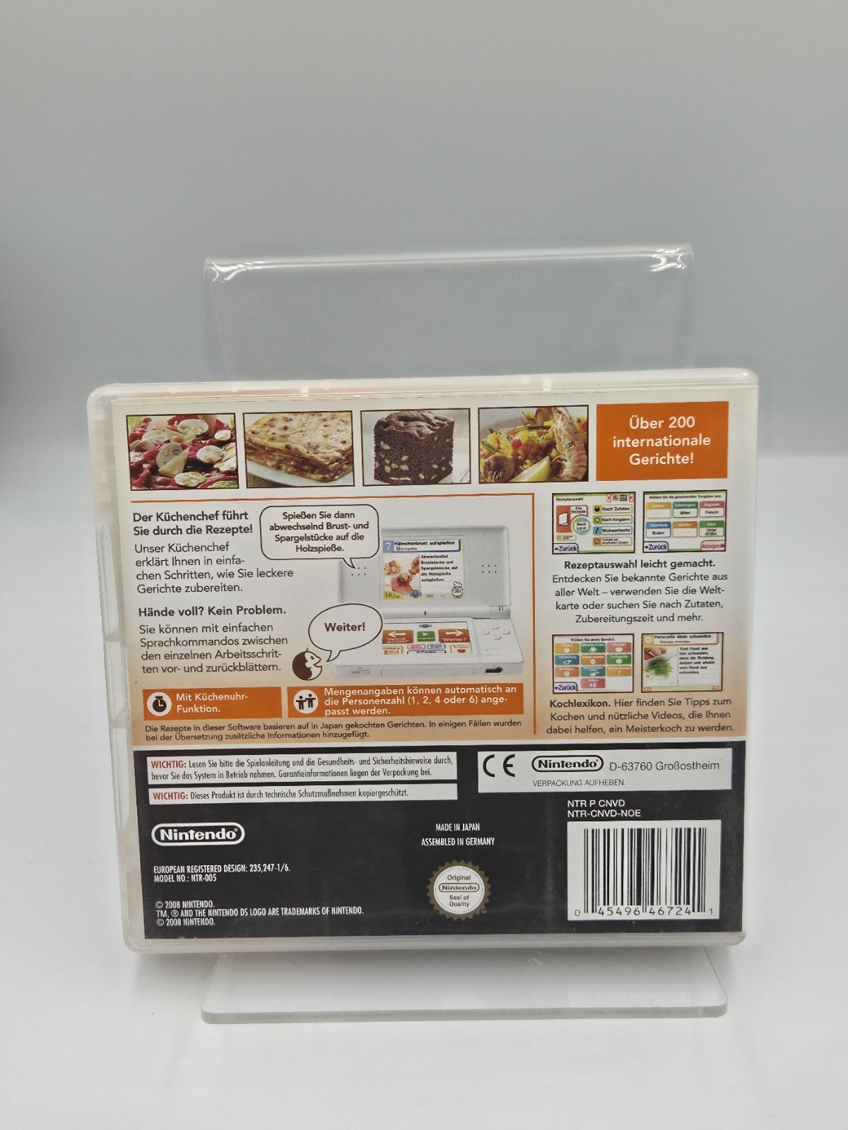 Nintendo DS Kochkurs mit OVP und Anleitung NOE