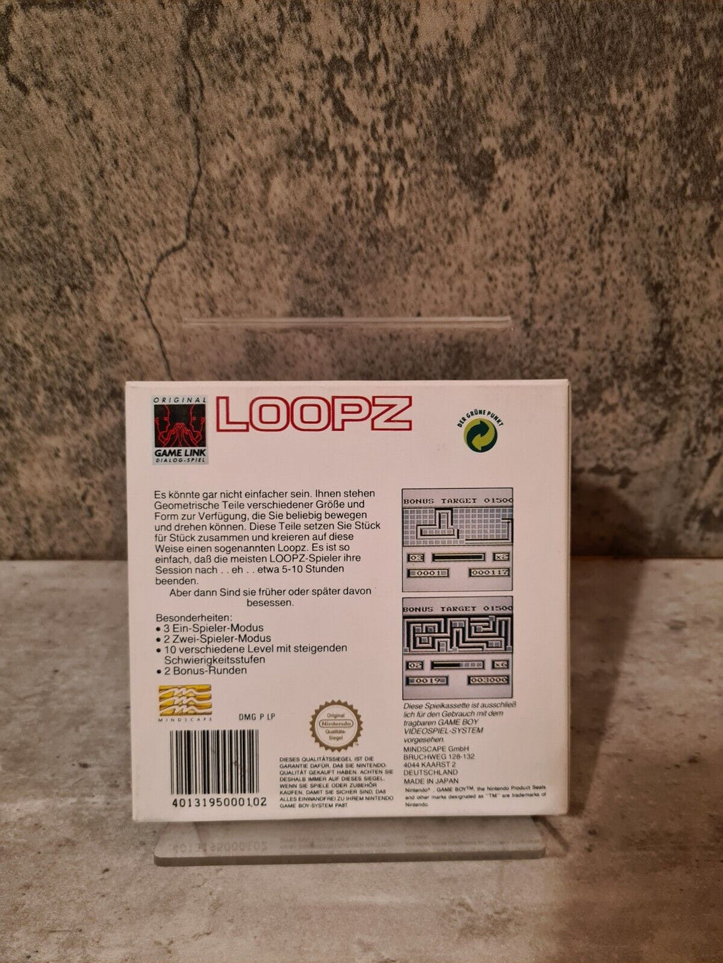 Nintendo Game Boy Classic Loopz mit OVP und Anleitung NOE - T-Retro-Games 