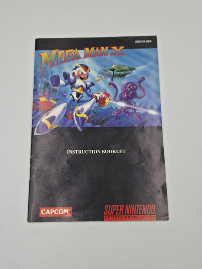 SNES Super Nintendo Mega Man X mit OVP und Anleitung NTSC USA