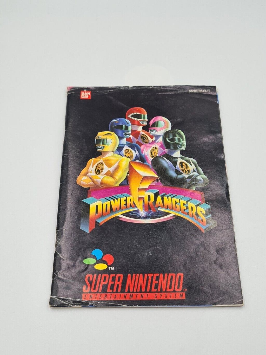 SNES Super Nintendo Power Rangers mit OVP und Anleitung EUR - T-Retro-Games 