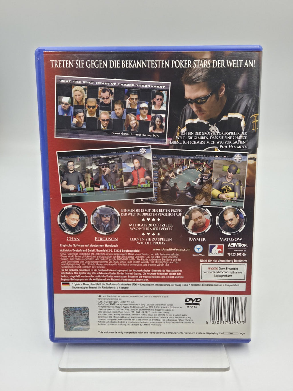 PS2 Playstation 2 Spiel World Series of Poker 2008 mit OVP und Anleitung Deutsch