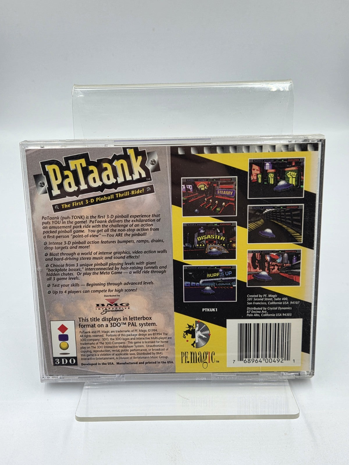 3DO Spiel Pataank mit OVP und Anleitung Englisch