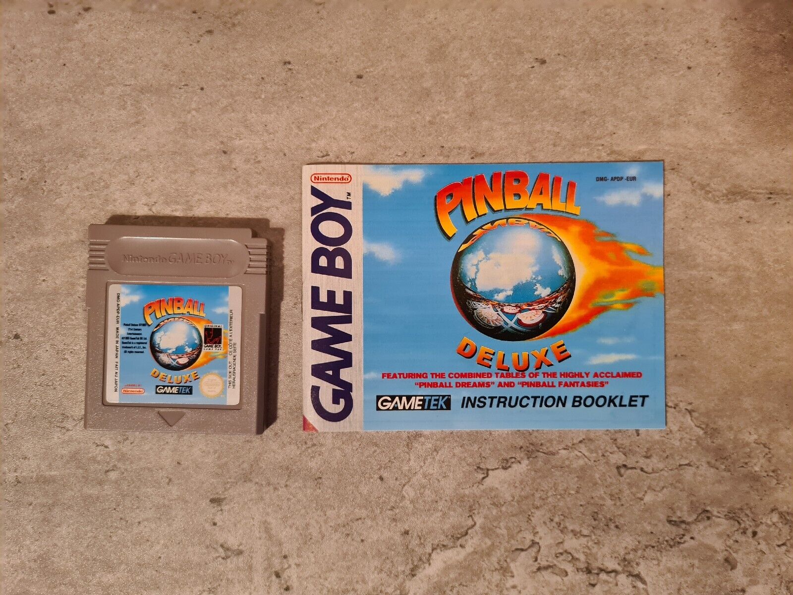Nintendo Game Boy Classic Pinball Deluxe mit OVP und Anleitung EUR - T-Retro-Games 
