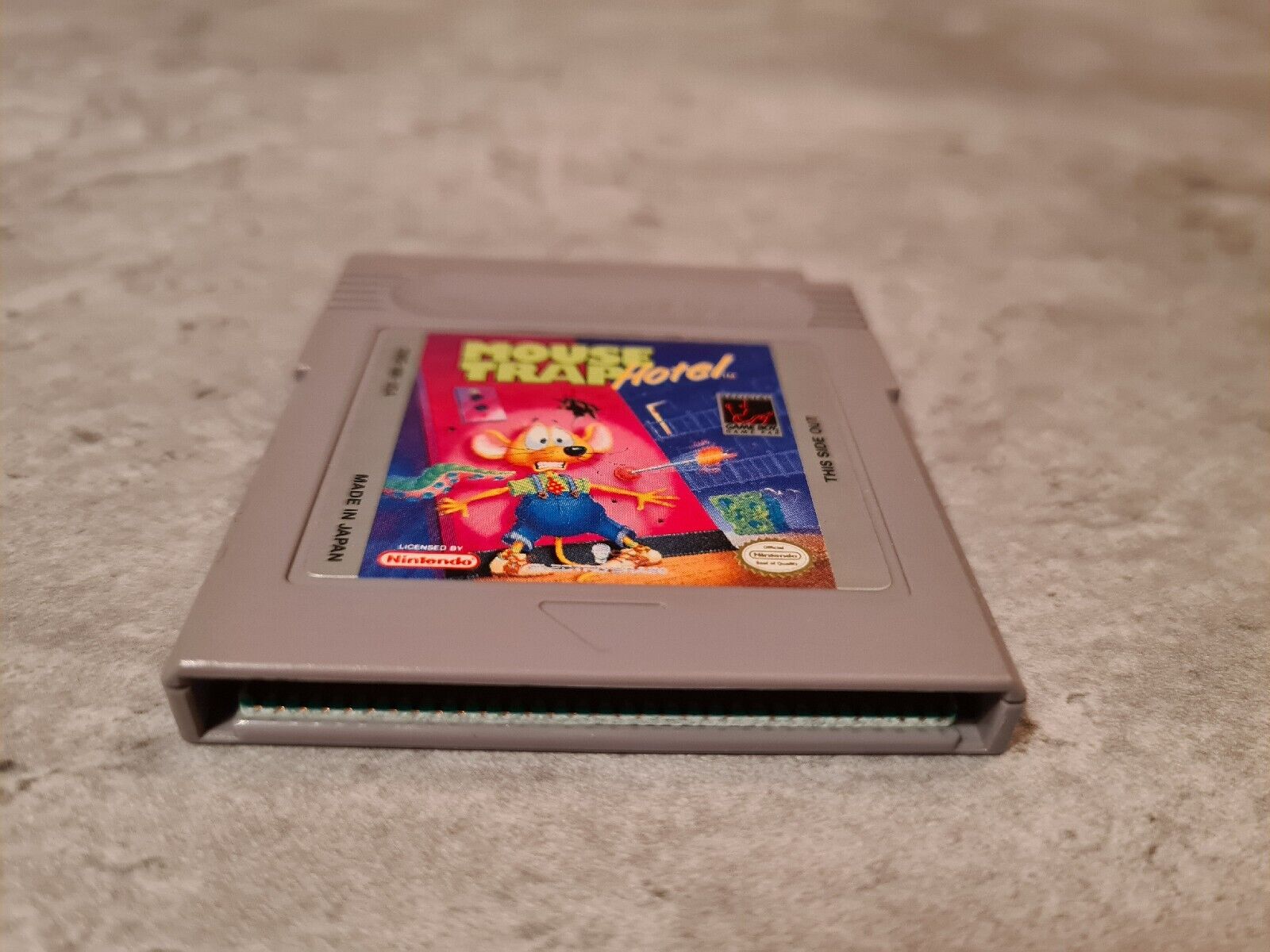 Nintendo Gameboy Classic Spiel Mouse Trap Hotel Modul USA - T-Retro-Games 