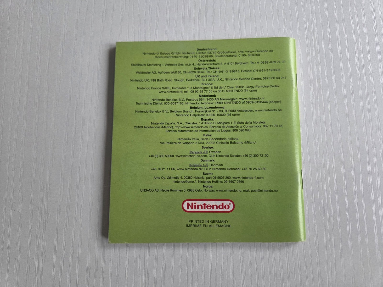 Nintendo Game Boy Advance Wario Ware, Inc. Spielanleitung NEU6