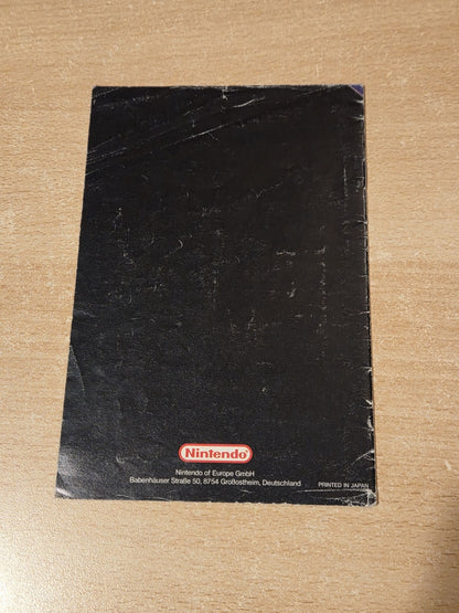 SNES Super Nintendo Super R-Type Instruction Booklet NOE