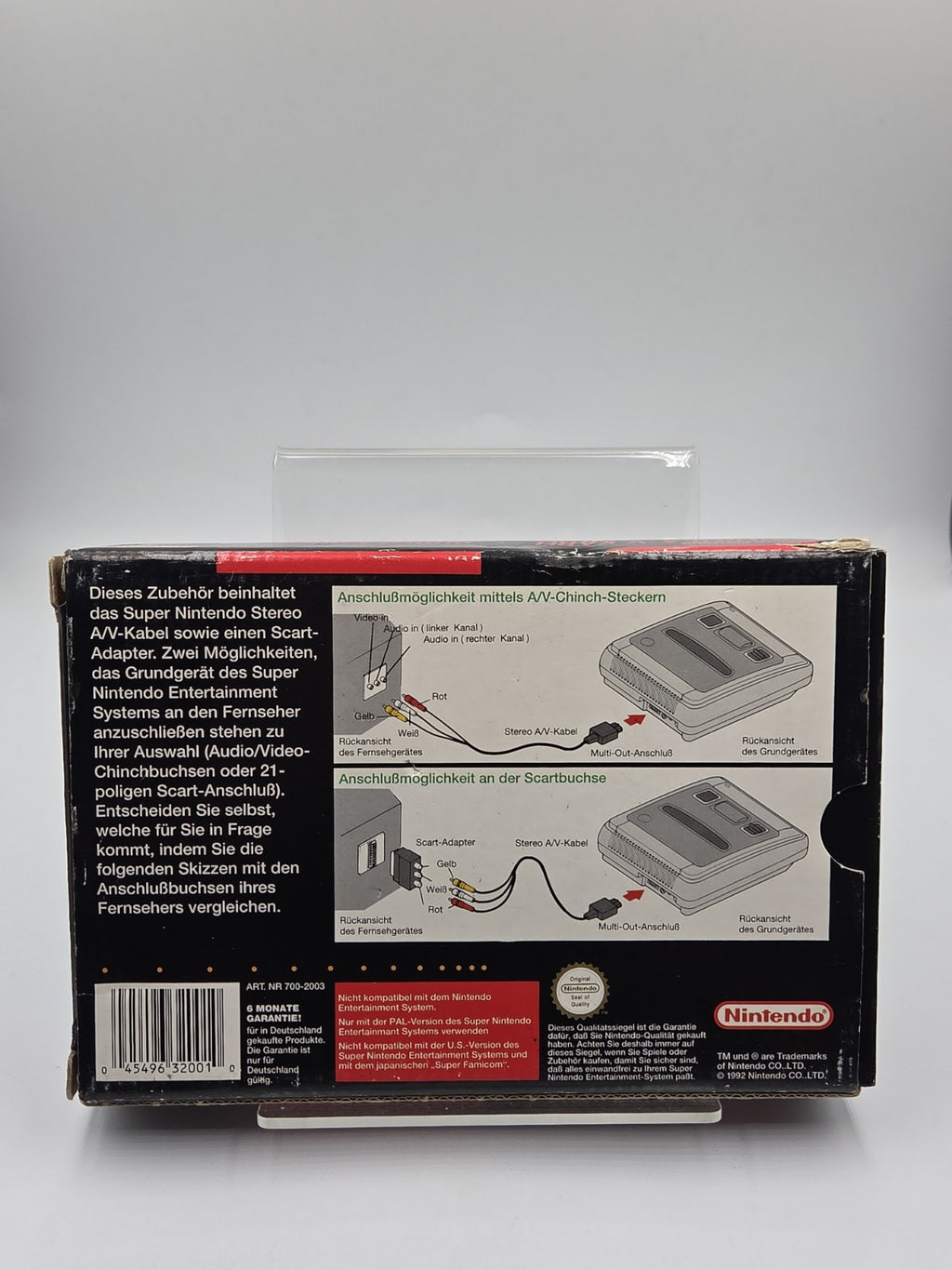 Super Nintendo Stereo A/V Kabel OVP