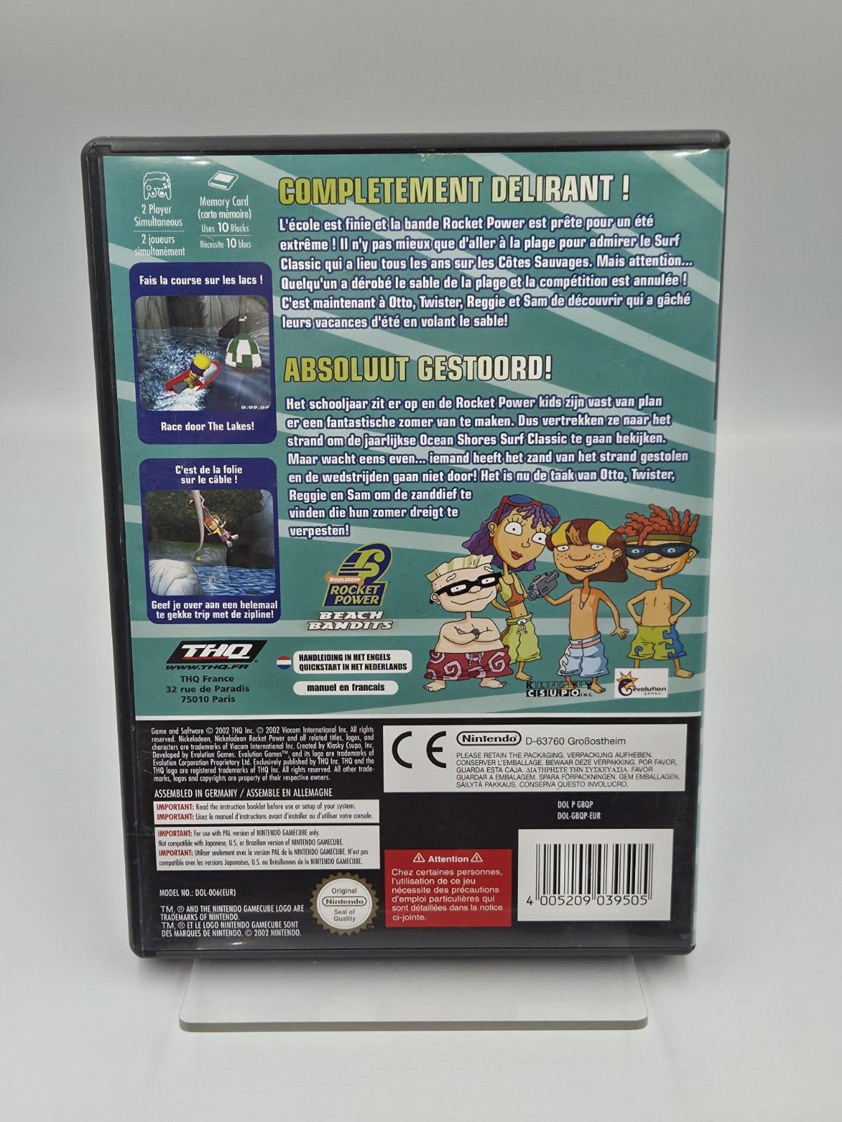 GameCube Nickelodeon Rocket Power Beach Bandits mit OVP und Anleitung EUR