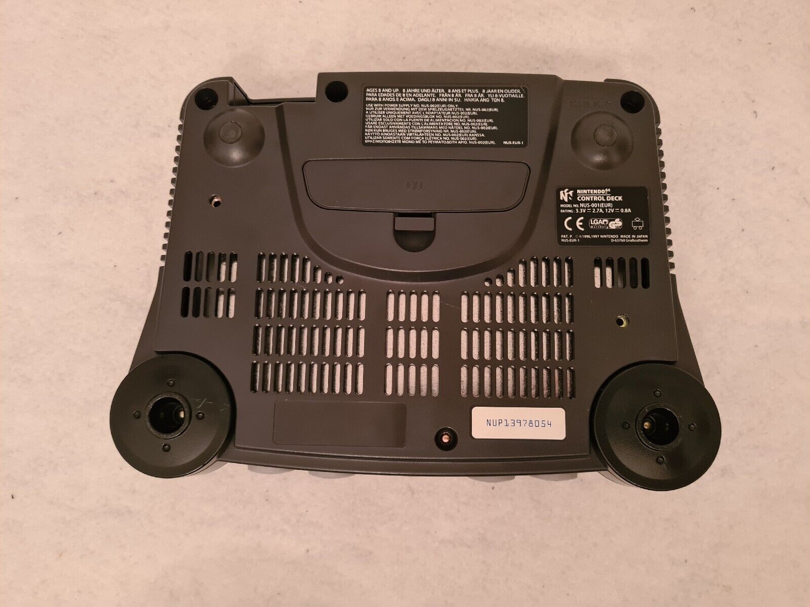 N64 Nintendo 64 Mario Pak Konsole Console OVP - T-Retro-Games 