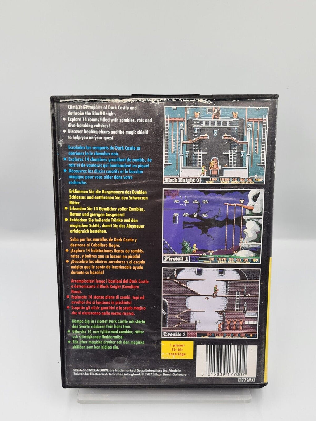 Sega Mega Drive Dark Castle mit OVP Multi Language - T-Retro-Games 