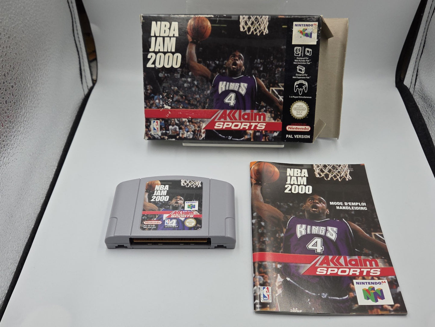 N64 Nintendo 64 Spiel NBA Jam 2000 mit OVP und Anleitung EUR