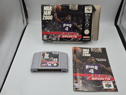 N64 Nintendo 64 Spiel NBA Jam 2000 mit OVP und Anleitung EUR