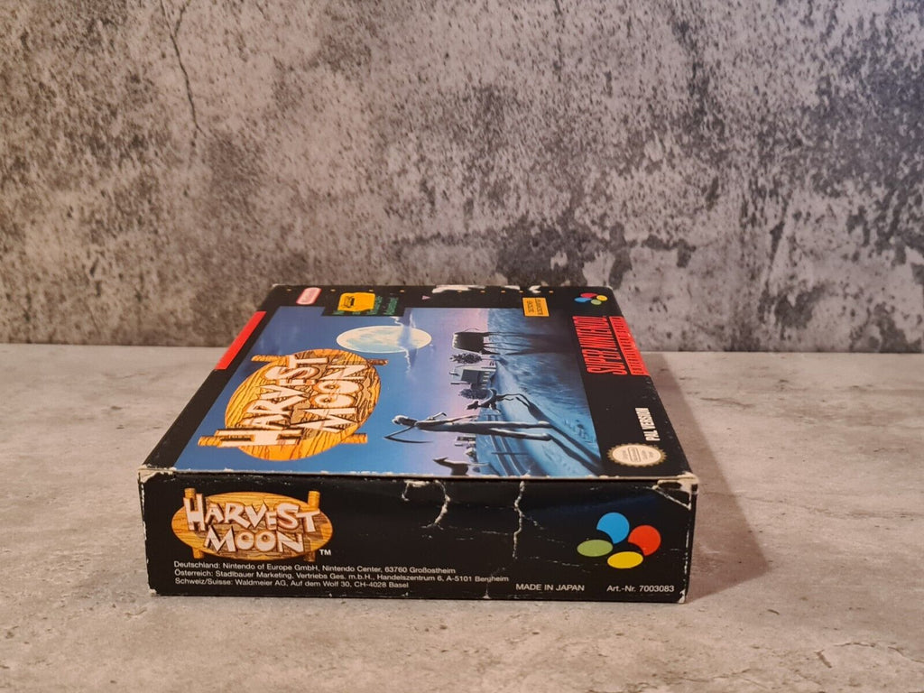 SNES Super Nintendo Harvest Moon mit OVP und Anleitung NOE - T-Retro-Games 