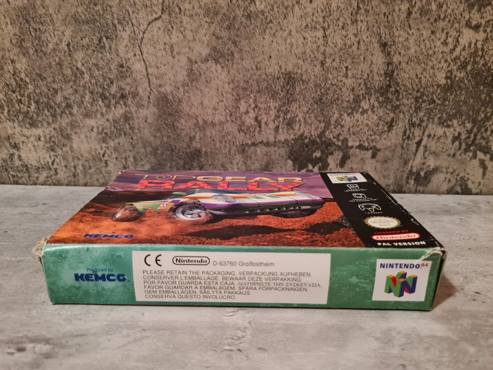 N64 Nintendo 64 Top Gear Rally mit OVP und Anleitung EUR - T-Retro-Games 