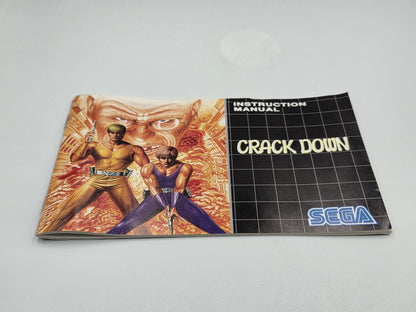 Sega Mega Drive Spiel Crack Down mit OVP und Anleitung Multilingual 