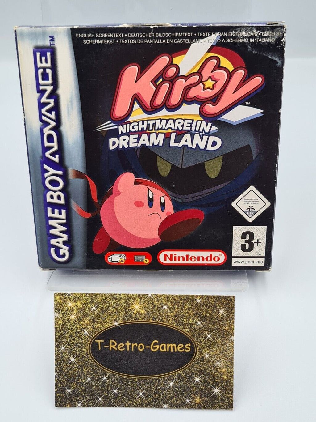 Nintendo Game Boy Advance Kirby Nightmare In Dream Land + OVP und Anleitung EUR - T-Retro-Games 