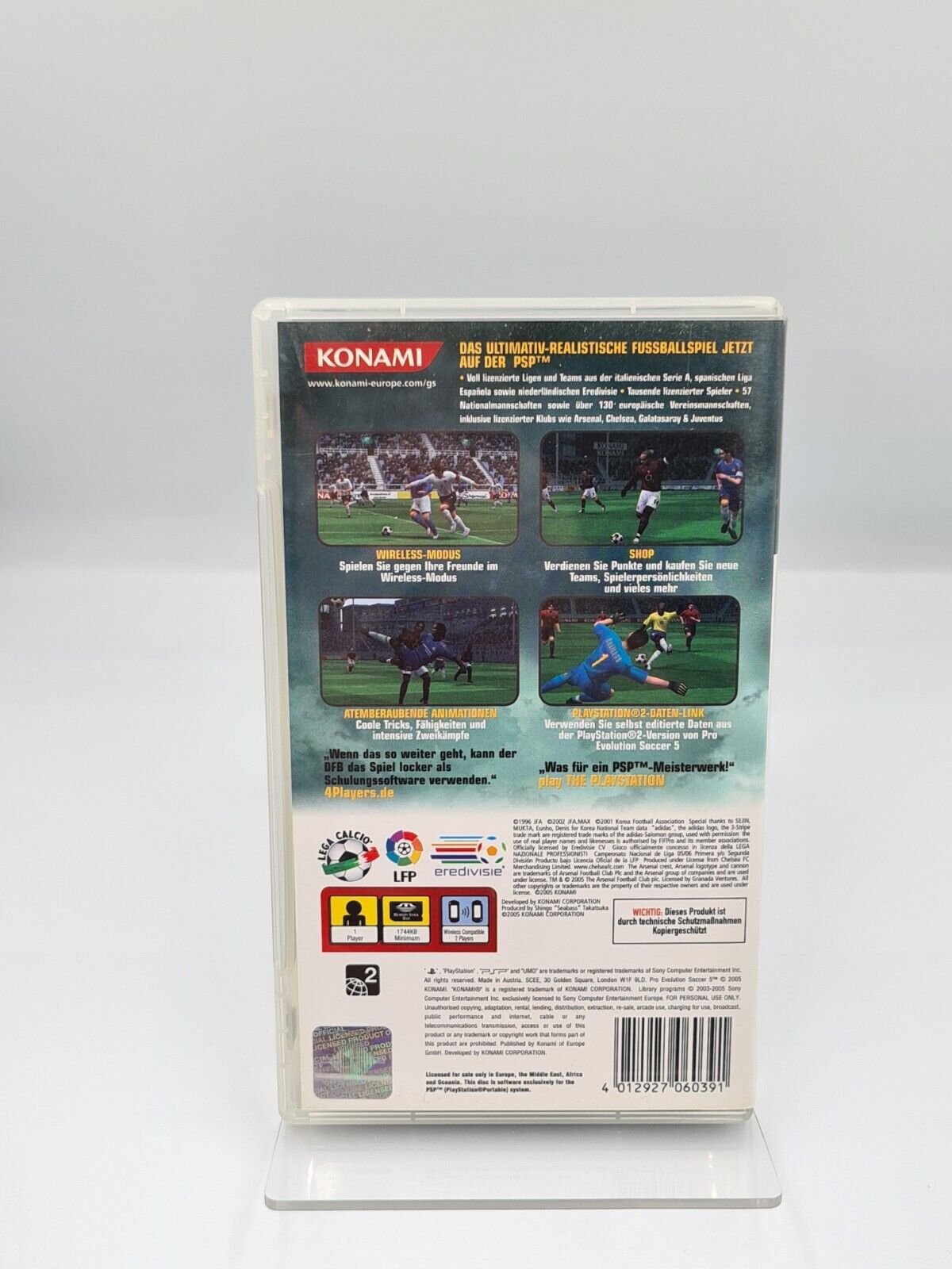 Sony PSP Spiel Pro Evolution Soccer 5 mit OVP und Anleitung Deutsch - T-Retro-Games 