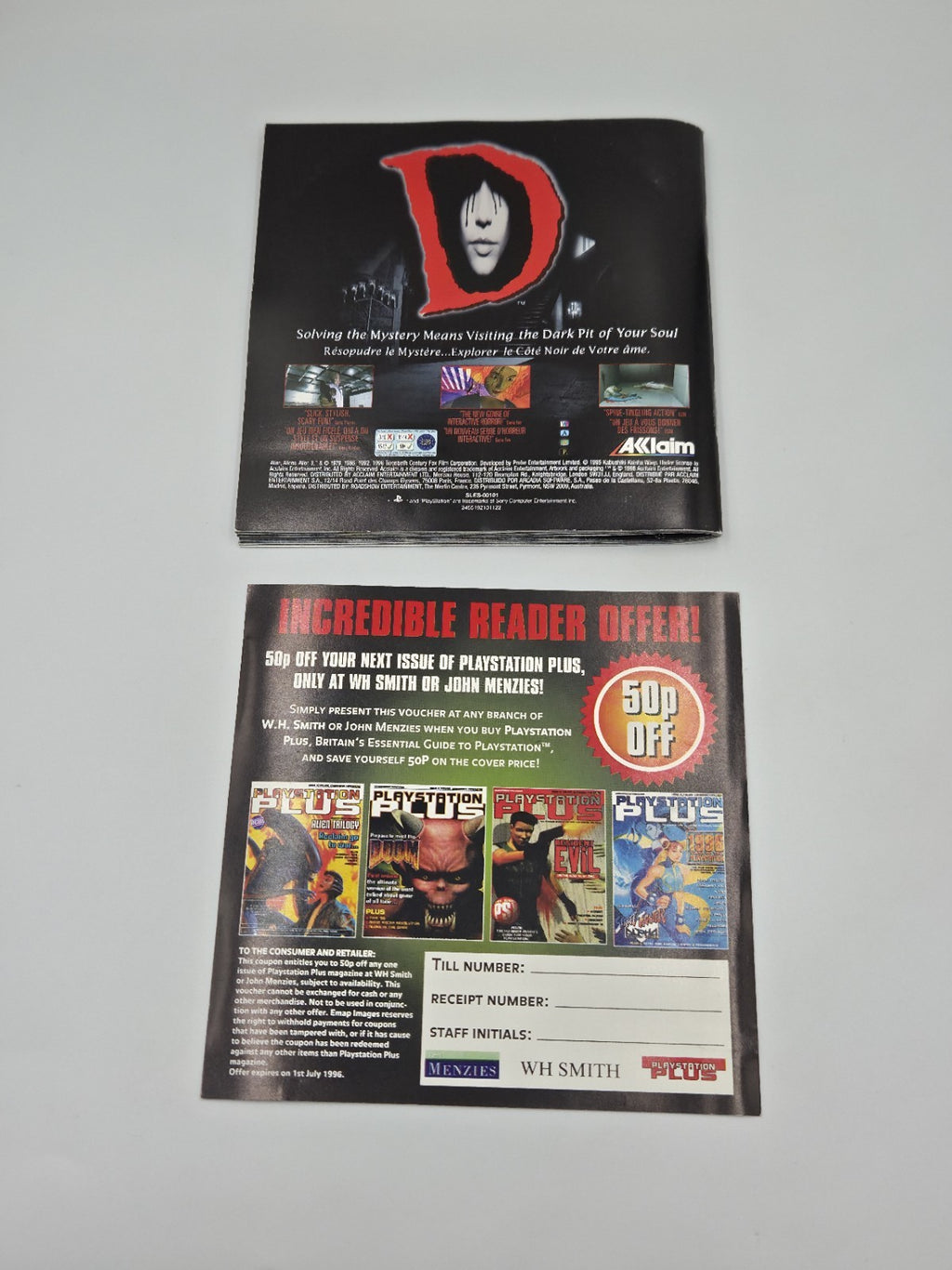 PS1 Playstation 1 Spiel Alien Trilogy mit OVP und Anleitung Multilingual