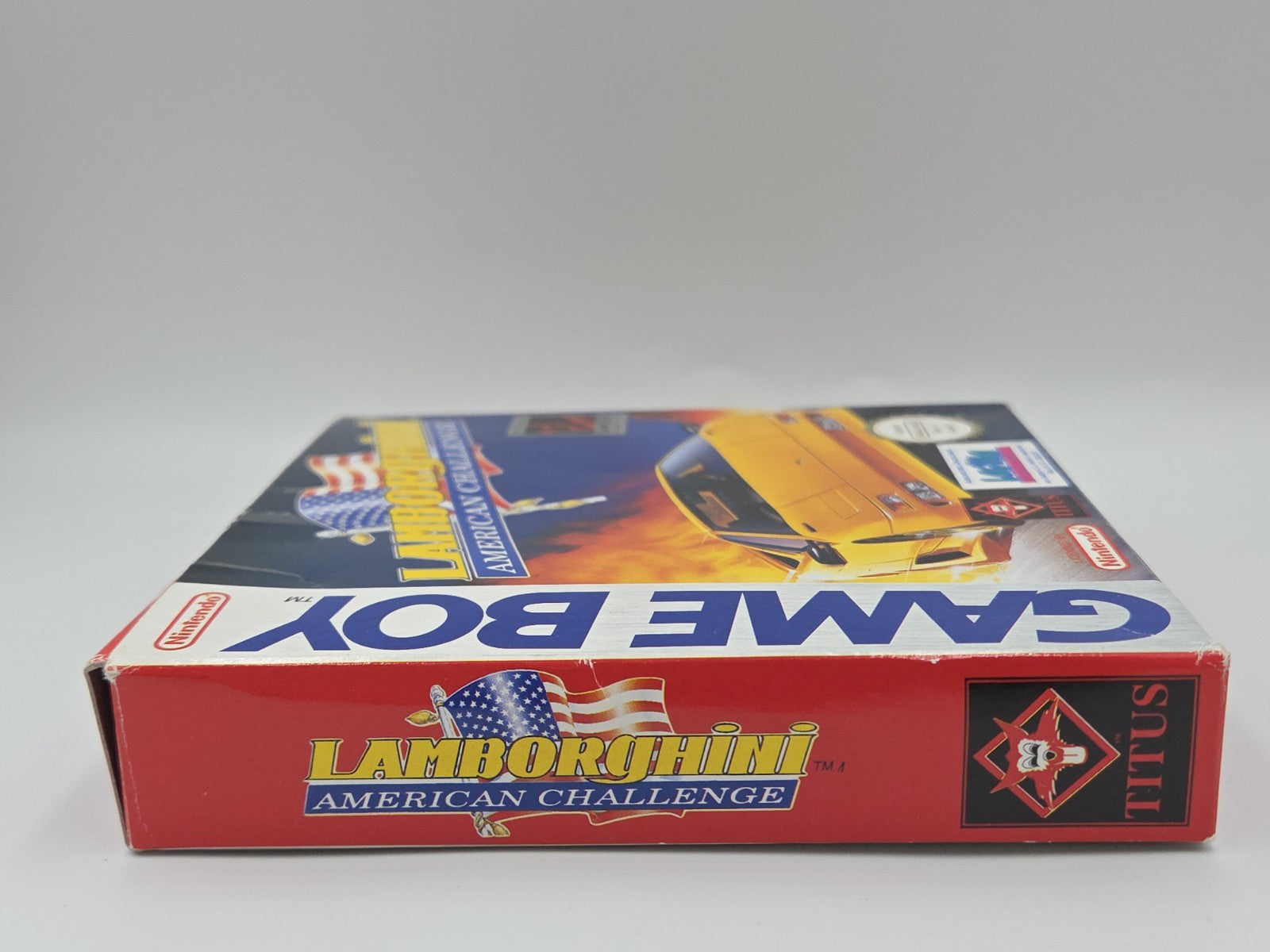 Game Boy Classic Spiel Lamborghini American Challenge mit OVP und Anleitung FRG
