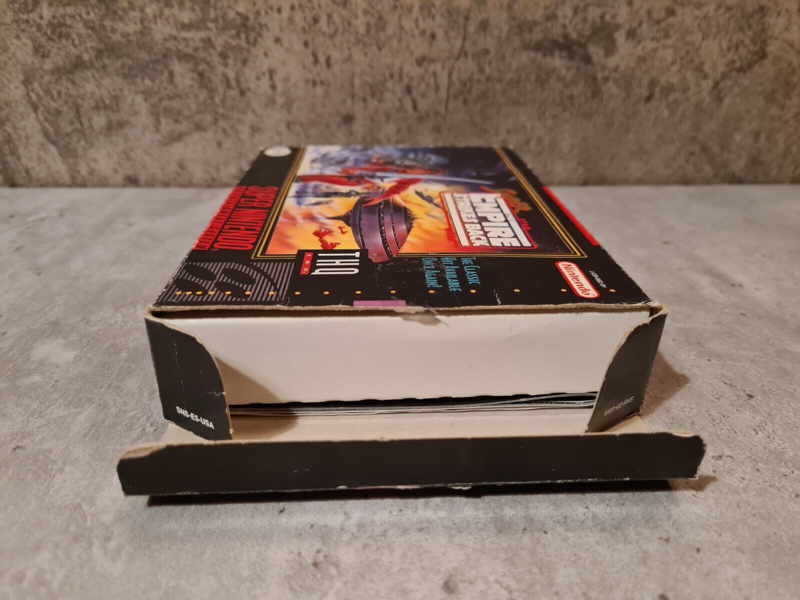 SNES Super Star Wars The Empire Strikes Back mit OVP und Anleitung NTSC USA - T-Retro-Games 