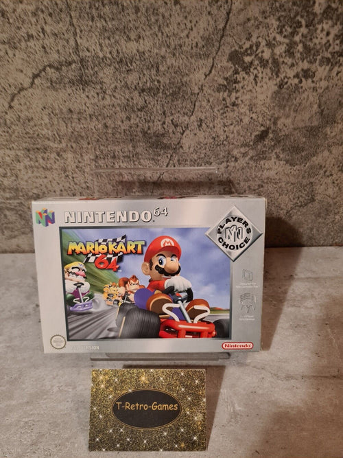 N64 Nintendo 64 Mario Kart 64 mit OVP und Anleitung EUR - T-Retro-Games 