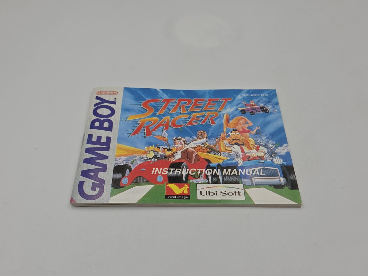 Nintendo Game Boy Classic Spiel Street Racer mit OVP und Anleitung EUR