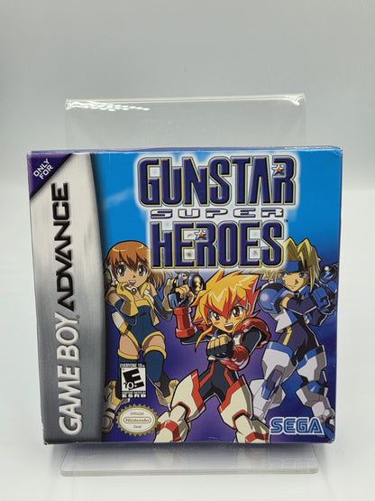 Nintendo Game Boy Advance Gunstar Super Heroes mit OVP und Anleitung USA