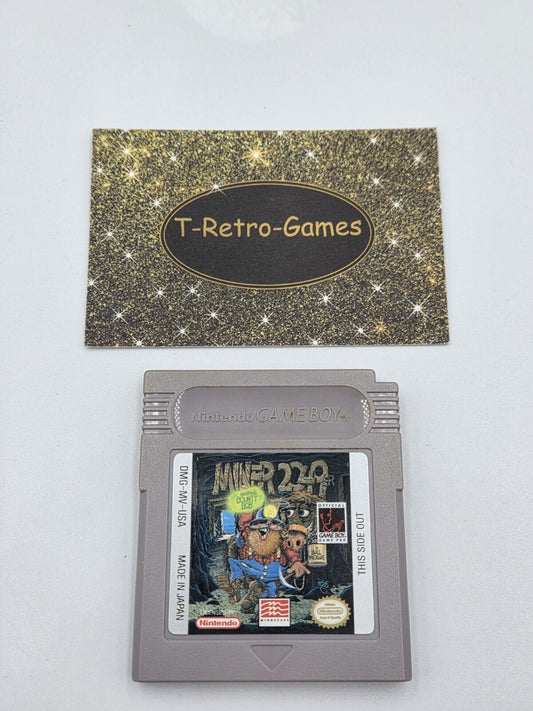 Nintendo Game Boy Classic Spiel Miner 2049 Modul USA - T-Retro-Games 