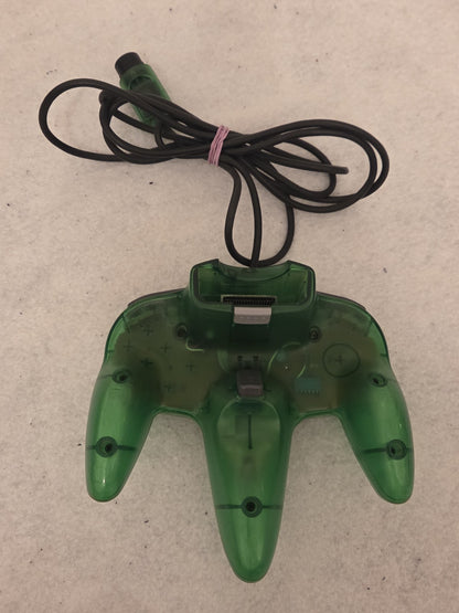 Nintendo 64 N64 Konsole Clear Green  Jungle Green  + Controller + Kabel USA