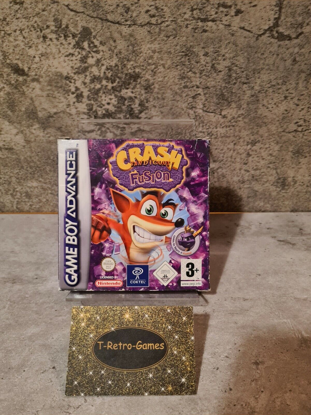 Gameboy Advance Crash Bandicoot Fusion mit OVP und Anleitung EUR - T-Retro-Games 