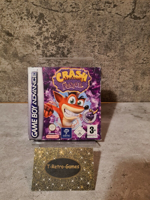 Gameboy Advance Crash Bandicoot Fusion mit OVP und Anleitung EUR - T-Retro-Games 