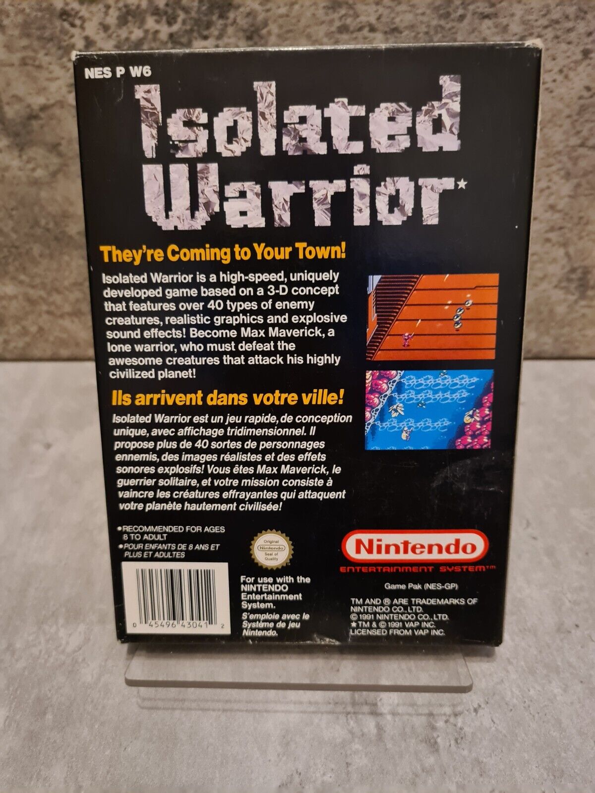 NES Isolated Warrior mit OVP und Anleitung FAH - T-Retro-Games 