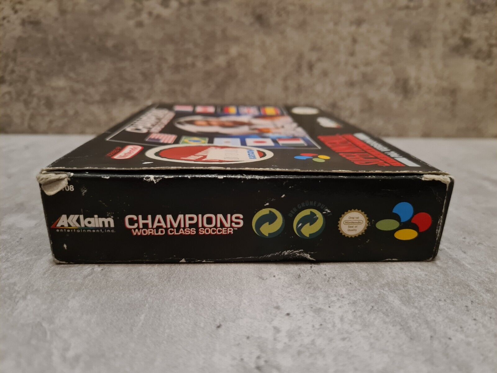 SNES Champions World Class Soccer mit OVP und Anleitung NOE - T-Retro-Games 