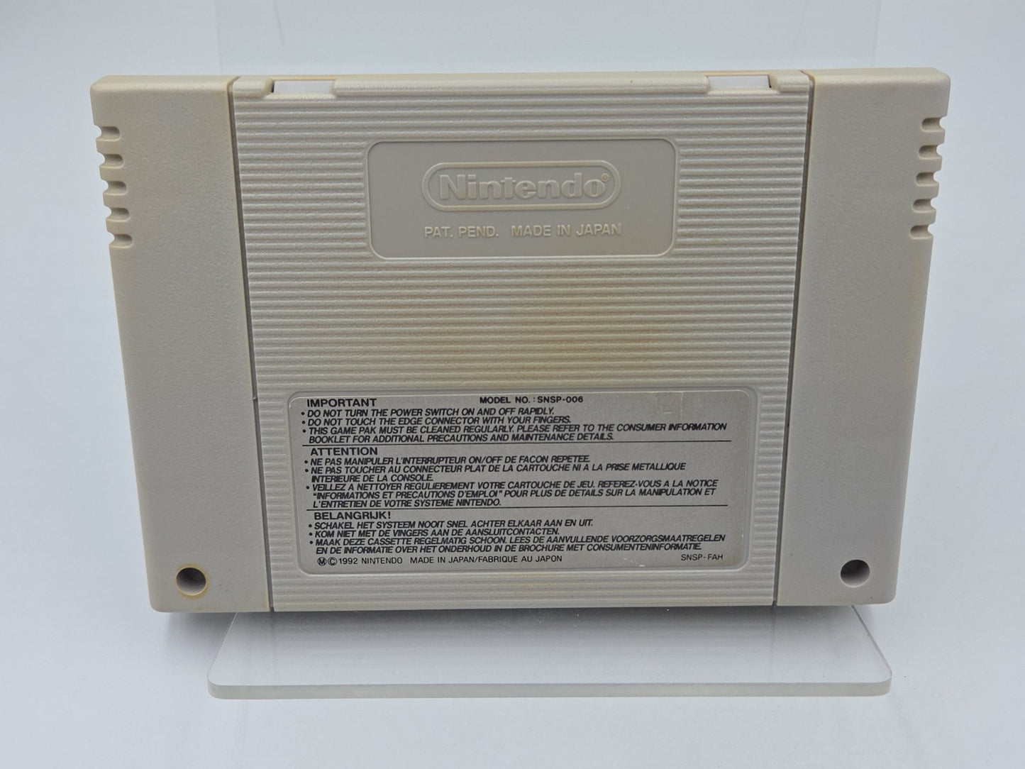 SNES Super Nintendo Spiel WWF Raw EUR Modul