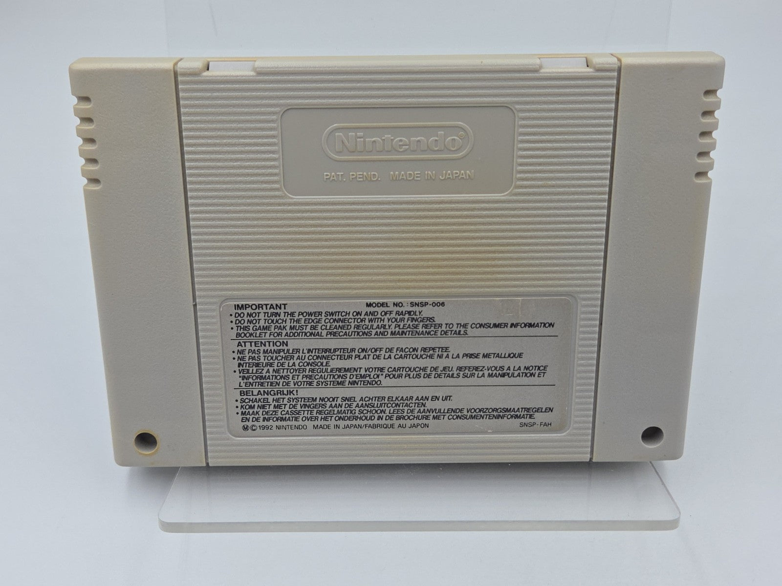 SNES Super Nintendo Spiel WWF Raw EUR Modul