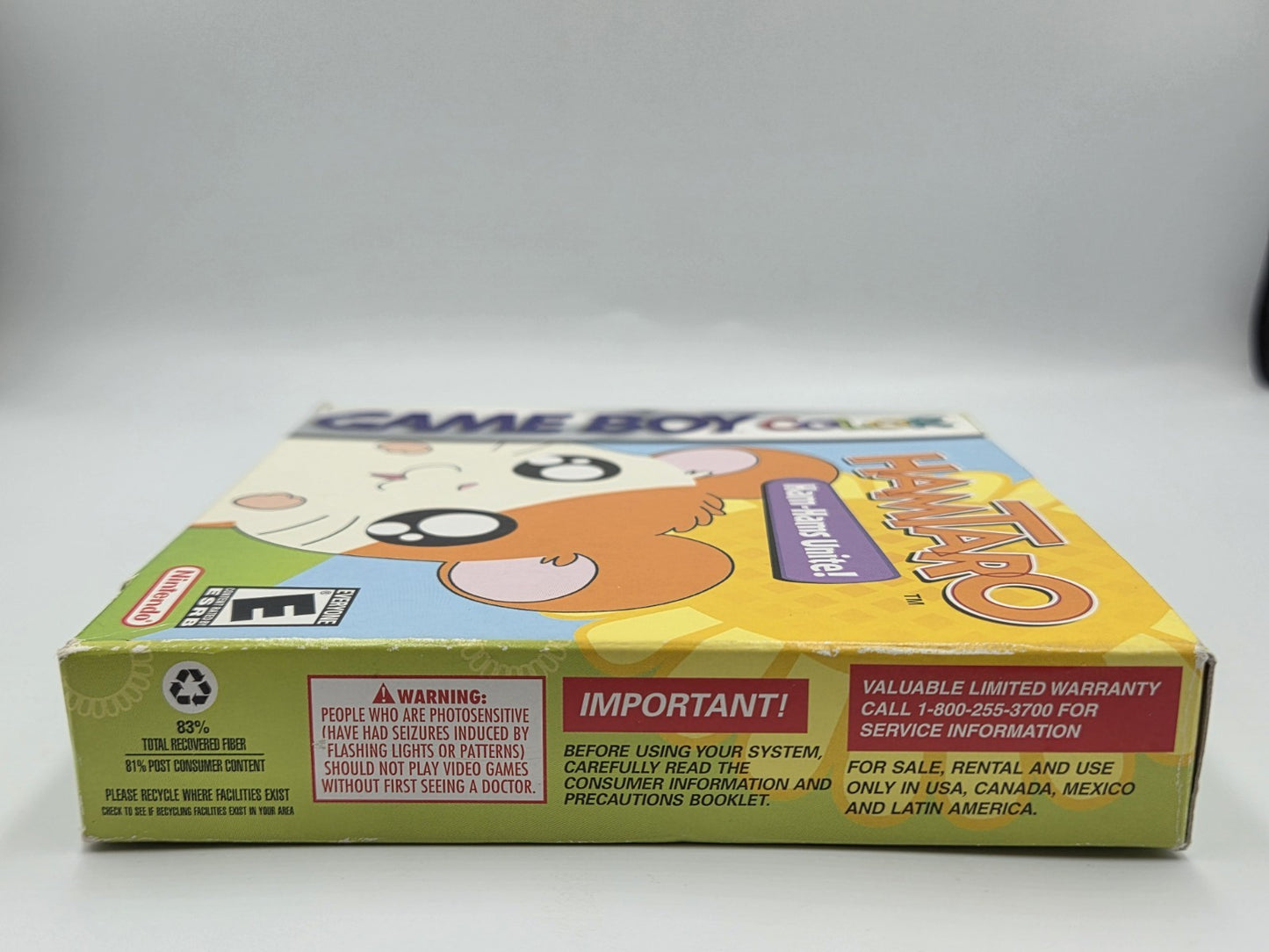 Nintendo Game Boy Color Hamtaro Ham-Hams Unite! mit OVP und Anleitung USA