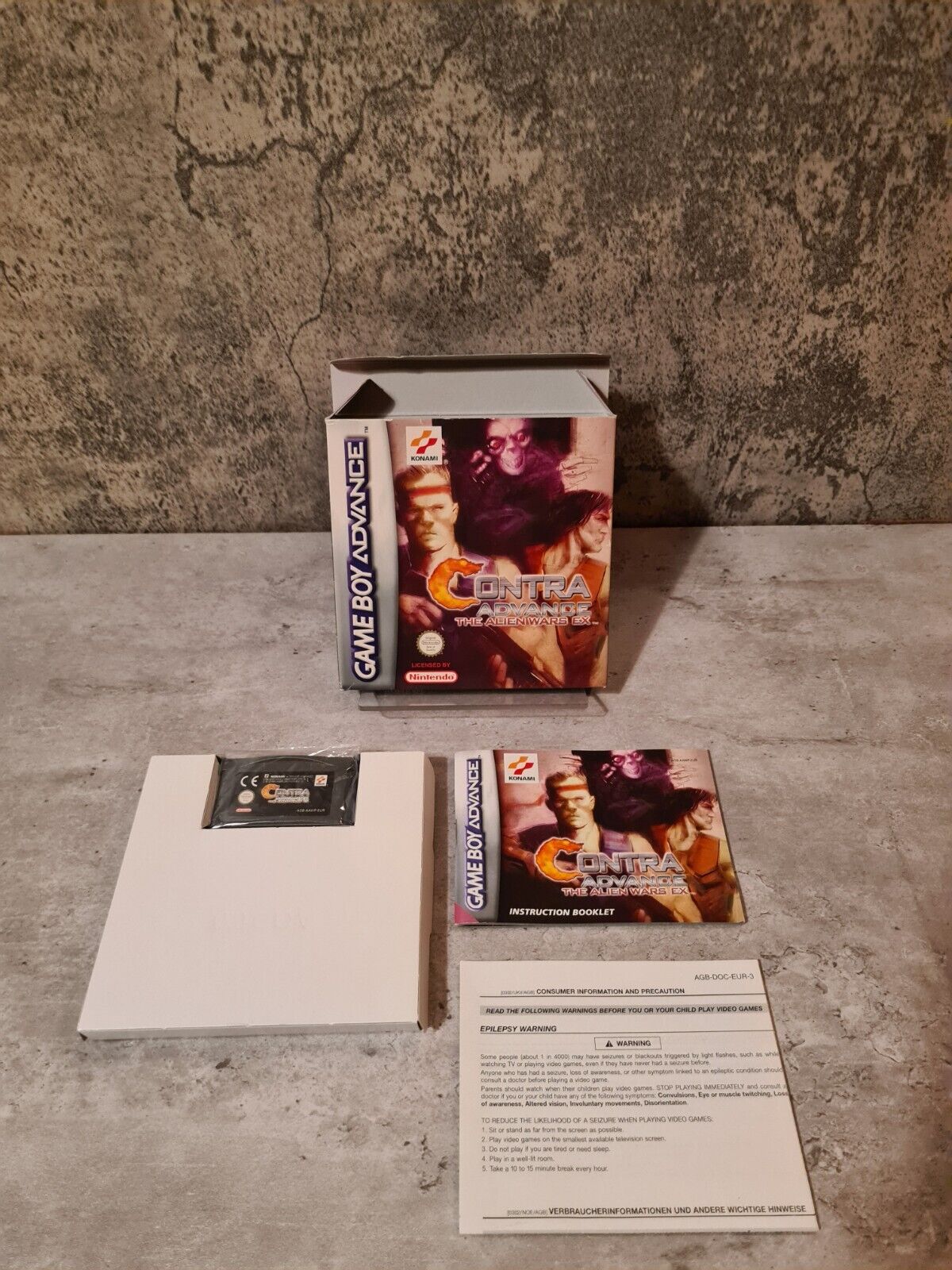 Gameboy Advance Contra Advance The Alien Wars Ex mit OVP und Anleitung EUR - T-Retro-Games 