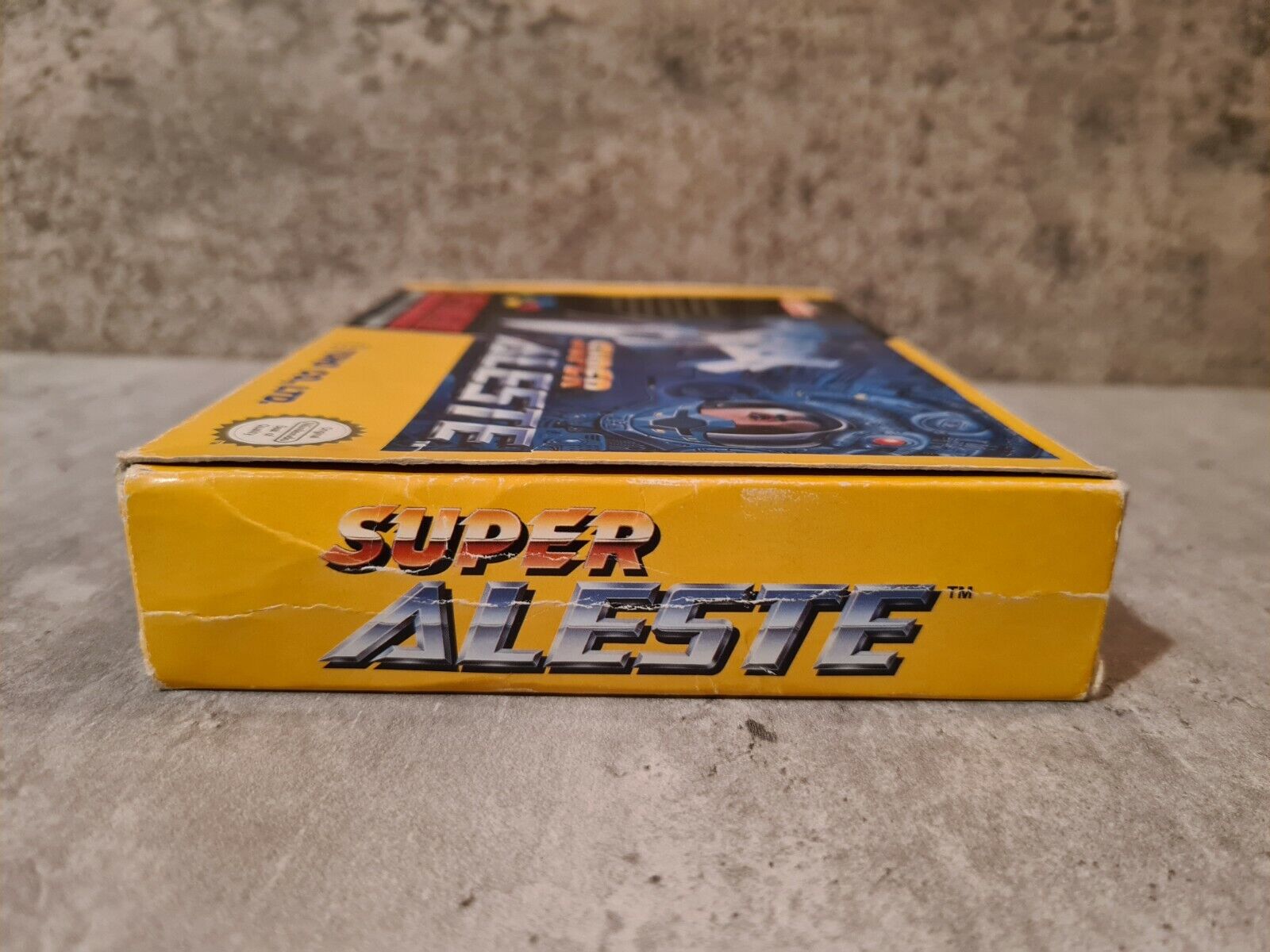 SNES Super Nintendo Super Aleste mit OVP und Anleitung UKV - T-Retro-Games 