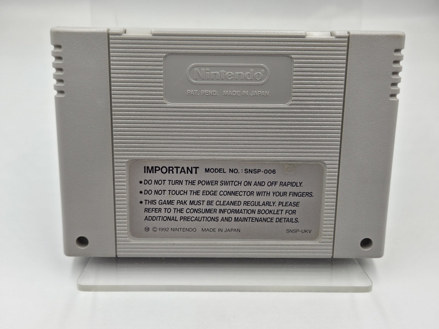 SNES Super Nintendo Spiel Mighty Morphin Power Rangers The Movie UKV Modul