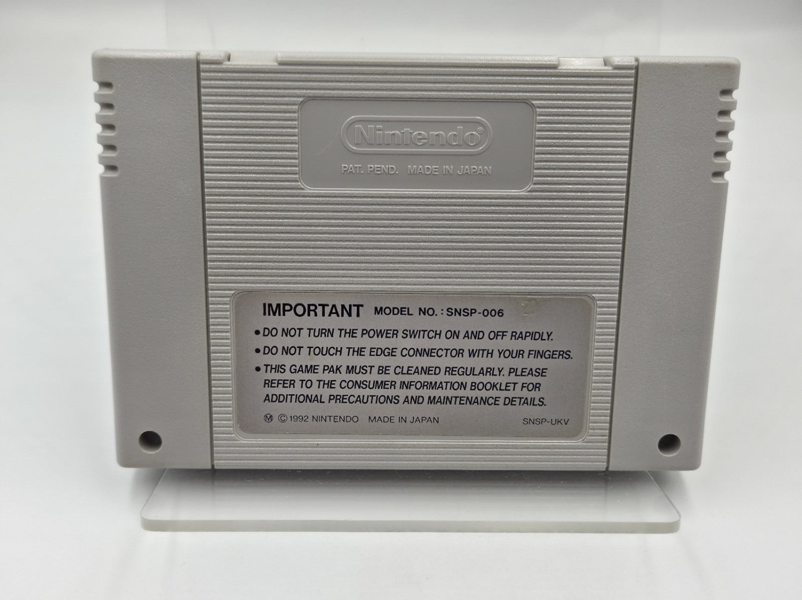 SNES Super Nintendo Spiel Mighty Morphin Power Rangers The Movie UKV Modul