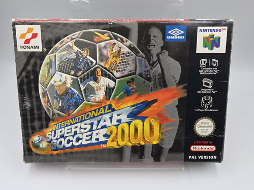 N64 Nintendo 64 International Superstar Soccer 2000 mit OVP und Anleitung EUR