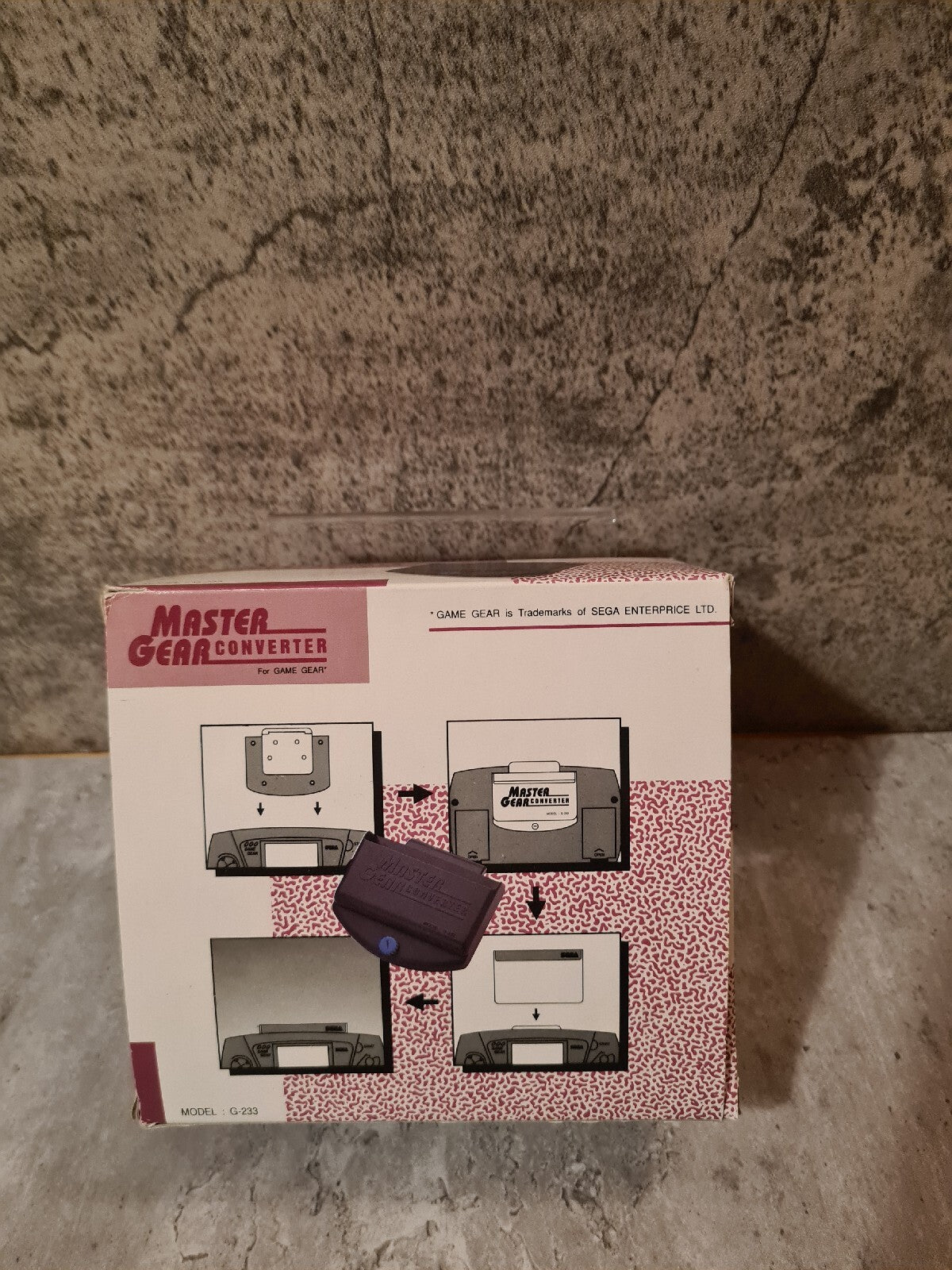 Sega Game Gear Master Gear Converter OVP