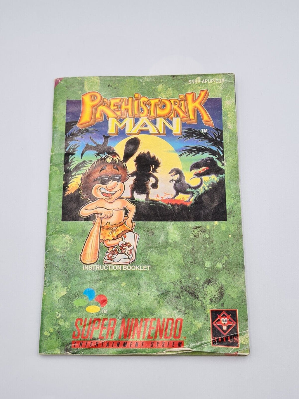 SNES Super Nintendo Prehistorik Man mit OVP und Anleitung EUR - T-Retro-Games 