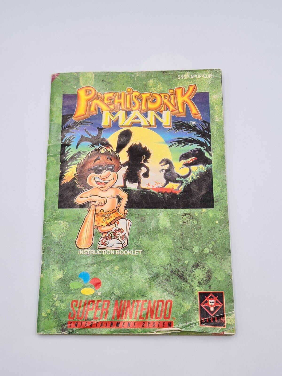 SNES Super Nintendo Prehistorik Man mit OVP und Anleitung EUR - T-Retro-Games 