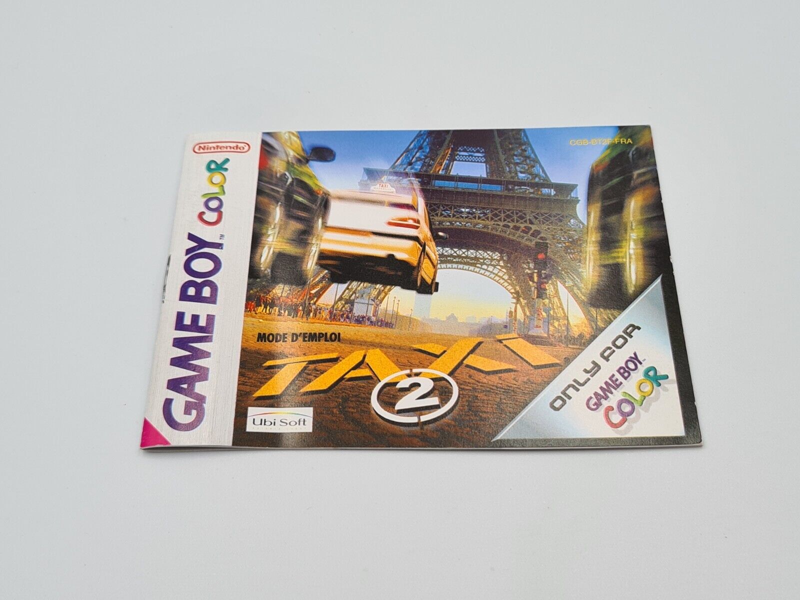 Nintendo Game Boy Color Spiel Taxi 2 mit OVP und Anleitung FRA - T-Retro-Games 